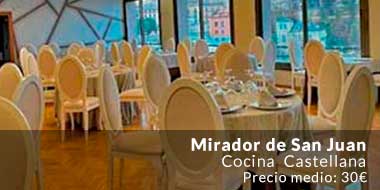 Restaurante Mirador de san juan Segovia
